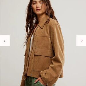 We The Free Suede Blair Vegan Jacket